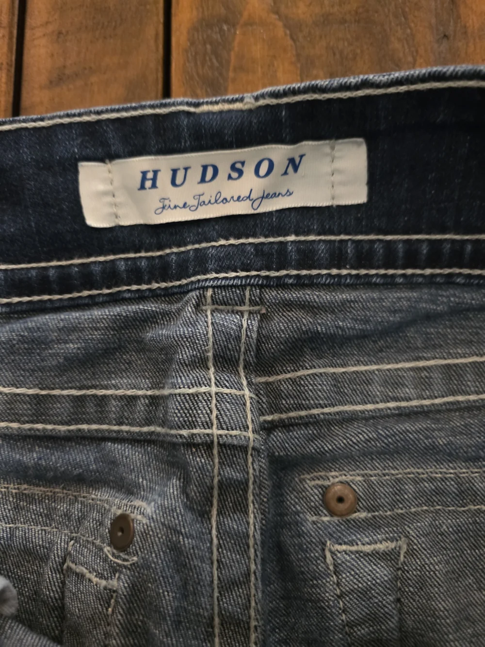 Hudson Jeans Women's Dark Blue Flare Wide Leg Jeans